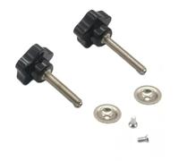 20 PZ Filo M8 Testa a Forma di Stella Nera Manopole di Bloccaggio in Bachelite Manopola Lunghezza Filettatura 15mm - 70mm(Head Dia.40xM8x40mm)