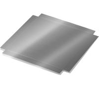 20 PZ Fondi Scatola Quadrati Argento 12x12 cm con Rialzo 1 CM Base Elegante per Bomboniere e Scatole Trasparenti