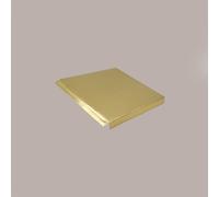 20 Pz Fondo Rialzato Oro per Scatola Trasparente Automontante 10x10 cm