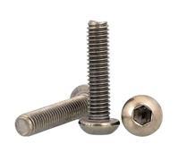 20 pz GR2 Titanio Puro Esagono Incassato Testa Vite Esagonale M2 M2.5 M3 M4 M5 M6, 20 pezzi, M4x6