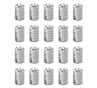 20 Pz Inserti filettati, Inserto Filettato M10 a M6, Boccola Filettata, Boccole Filettate in Acciaio Inox, Adattatori Filettati per Riparazione Filettature
