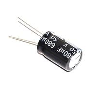 20 pz/lotto 50 V 680 UF Condensatore Elettrolitico 1320mm KHzIgRdY