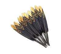 20 Pz/lotto Oro Oro Nero Piume D'oca per Artigianato Vasi FAI DA TE Piume D'oche Decor Indiano Copricapo Accessori Decorazione-10-15 CM 4-6 pollici