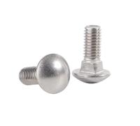 20 Pz M6 M8 M10 In Acciaio Inox 316 A4-70 Truss Testa Rotonda Collo Quadrato Vite del Carrello Bullone(20pcs M6x80mm)