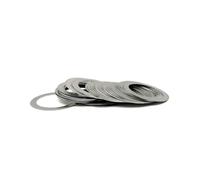 20 pz M9-M19 Rondella Sottile In Acciaio Inox Guarnizione di Regolazione Ad Alta Precisione Spessore Ultra Sottile Spessore 0.1mm 0.2mm 0.3mm 0.5mm (Color : Thickness 0.5mm, Size : 19X26_20PCS)