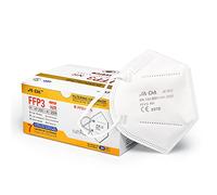 20 pz. Mascherina FFP3 a 7 Strati, Certificata CE | Alta Protezione >99% | Confezione singola, non Riutilizzabile, taglia Adulto, senza Valvola, colore Bianco