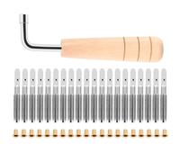 20 Pz Messa a Punto Pin Chiodi E 20Pcs Rivetswith Lshape Wrenchfor