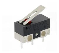 20 PZ Mini Micro Finecorsa C NO NC 3 Pin Terminali PCB SPDT 1A 125 V Roller Arc leva A Scatto Push Micro interruttori del Mouse(SESSILE,1000PCS)