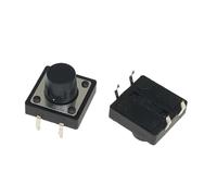 20 Pz PCB 4Pin Pulsante a sfioramento Microfono ro Interruttore 12x12 12 * 12 * 4.3/5/6/7/7.5/8/9/10/11/12/13/14/15/16/17/18/20MM(DIP-12x12x11mm)