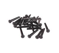 20 Pz Perni Ponte Per Chitarra A 6 Corde Sostituzione 5mm Plastica Pilastro In Acciaio Intarsio Shell Dot Pin Estrattore String Nails parti di chitarra(C)