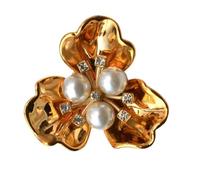 20 pz Petalo Pulsante Cover Fiore Forma Perla Spilla Camicia Decorazione Gemelli Per Sewisti Stilisti FAI DA TE
