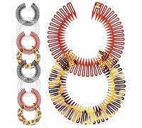 20 Pz pettine per parrucche a pettine a molla fascia circolare fascia a circolare hair charms hair jewelry rice toner elastico per a elastica Didiseaon