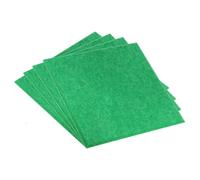 20 pz Piazza Feltro Bordo Piastrelle Autoadesiva Muro Bacheca Spille Con Push Spilli Avviso Messaggio Memo Visualizzazione di Foto for Ufficio per Foto, Appunti, Immagine(Green)