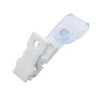 20 Pz Porta Badge In Plastica Per Nome Carta Con Clip Stringa Bianca Trasparente