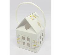 20 PZ PRIMA COMUNIONE Casetta con cordoncino portaconfetti BOMBONIERA 0TJA