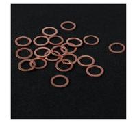 20 PZ Rame Rondella Anello Piatto Guarnizione Coppa Spina Paraolio Raccordi 10 * 14 * 1 MM Rondelle Accessori Hardware