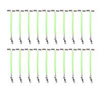 20 pz/set tubo rig da pesca con rotolamento girelle a forma di T equilibrio 3 vie braccio connettore lenza fare attrezzatura