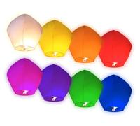 20 PZ SKY LANTERN LANTERNA CINESE CINESI VOLANTE MONGOLFIERA X MATRIMONIO MISTI