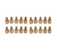 20 Pz Spaziatore Esagonale In Ottone M3 5 4 Mm Per Scheda Madre PCB