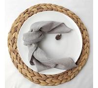 20 Pz Tovaglioli Garza di Cotone 41 Cm Tovagliolo Mussola Strofinacci Cena retrò Garza Festa di Nozze Rustico Decorazione della Tavola, Smoky Gr