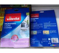 20 pz Vileda Panno Cucina in Microfibra Cattura interamente lo sporco 32x32cm