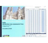 20 REGISTRI CORRISPETTIVI IVA DUPLICE COPIA AUTORICALCANTE DU168512C00