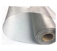 20 reti metalliche in acciaio intrecciato, antiruggine, foro da 1 mm, versatile per forme personalizzate, argento 0,7 x 18 m