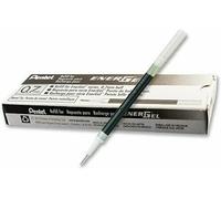 20 Pentel LR7 Roller Ricarica per Energel Penna Gel 0.7 MM Metal Tip Verde Color