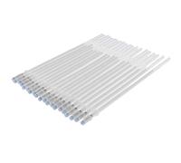 20 ricariche per penna gel multicolore da 1 mm, per disegno bianco, 13 mm