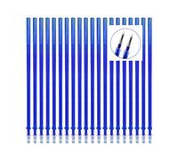 20 Ricariche XXL per penna gel cancellabile compatibile 100% con Legami, punta 0,5. bullet stick per scritturaa scuola, su tessuto e pelle termo-cancellabile (blu)