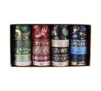 20 Roll Bronzing Paper Tapes Manual Crane Pattern Etichetta Adesivo