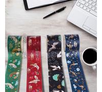 20 Roll Bronzing Paper Tapes Manual Crane Pattern Etichetta Adesivo