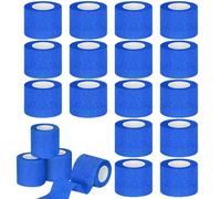 20 Rollos Benda Venda Cinta Bendaje Adhesiva 5cmX4.5m Venda Cohesiva Vendaje Autoadhesivo Deportiva Tape Vendaje Elástico Para Muñeca Dedos Deportivas Mascotas Perros (Blu)