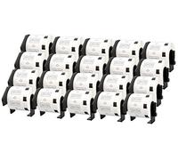 20 Rotoli DK11209 DK-11209 29mm x 62mm Etichette adesive compatibili per Brother P-Touch QL-500 QL-570 QL-700 QL-800 QL-810W QL-820NWB QL-1050 QL-1060N QL-1100 QL-1110NWB (800 Etichette per Rotolo)