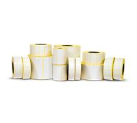20 Rotoli Etichette Termiche Adesive 40 mm x 23 mm Foro 40 mm Rotolo da 1000 Pz.
