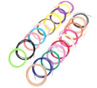 20 Rotoli Filamento per Stampante 3d Pla 1,75mm, 20 Colori | Colori Vivaci e Finitura Uniforme, per Modellazione, Diametro 0, 07 Pollici