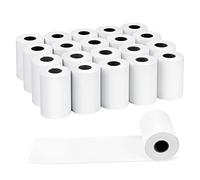 20 Rotoli Pos 57 mm x 40 mm x 9,5 m Rotoli Pos di Carta Termica per Registratori di Cassa Carta Termica per Ricevute Bancomat Rotolini per Terminale Tutte le Tipologie di pos e Pagamento Elettronico