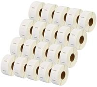 20 Rotoli S0929120 25mm x 25mm Etichette compatibili per Dymo LabelWriter 4XL 450 400 330 320 Twin Turbo Duo SLP 450 430 420 400 240 220 200 100 Pro Plus (750 Etichette per Rotolo, removibile)