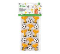 20 Sacchetti in plastica tema Goal 12,5 x 3 h 24 cm