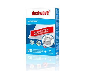 20 sacchetti per aspirapolvere | Sacchetti per aspirapolvere | Sacchetti per aspirapolvere compatibili con AEG - APS6140 - dustwave® | Made in Germany + 2 microfiltri (Mega Pack)