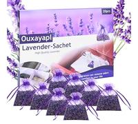 20 Sachets de Lavande Séchée Naturelle - Protection Anti-Mites pour Armoires, Tiroirs, Placards et Linge - Sacs Parfumés pour Maison et Voiture