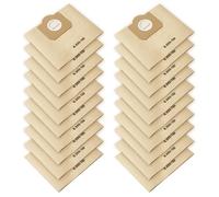 20 sacs d'aspirateur, compatibles avec WD3 1629 MV3 A2201/2204/2554/2604 pour kärcher 6.959-130.0 Sacs de dépoussiérage pour aspirateurs sacs en papier, sacs de dépoussiérage à haute efficacité