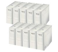 20 Scatole archivio A4 Leitz Infinity 100 Dorso 10cm 900 fogli Bianco