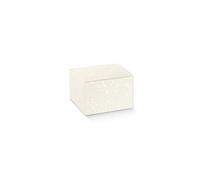 20 scatole bomboniere cartone pieghevole harmony bianco 10x10x6 cm