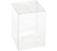 20 scatole bomboniere trasparenti PET PVC 12x12x24 cm FCA-PVC41-20