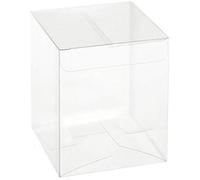 20 scatole bomboniere trasparenti pvc 10x10x12 cm FCA-PVC49-20(VAR)