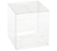 20 scatole bomboniere trasparenti pvc 10x10x14 cm FCA-PVC50-20