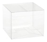 20 scatole bomboniere trasparenti pvc 12x12x10 cm FCA-PVC37-20(VAR)