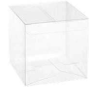 20 scatole bomboniere trasparenti pvc 12x12x12 cm FCA-PVC38-20(VAR)
