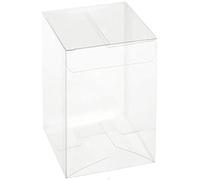 20 scatole bomboniere trasparenti pvc 8x8x20 cm FCA-PVC60-20